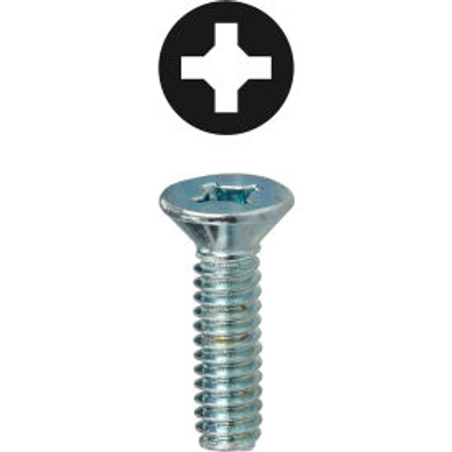 L.H. DOTTIE COMPANY L.H.Dottie® Phillips & Square Flat Head Machine Screw #10-24 x 1"" 100 Pack p/n FMDD10241