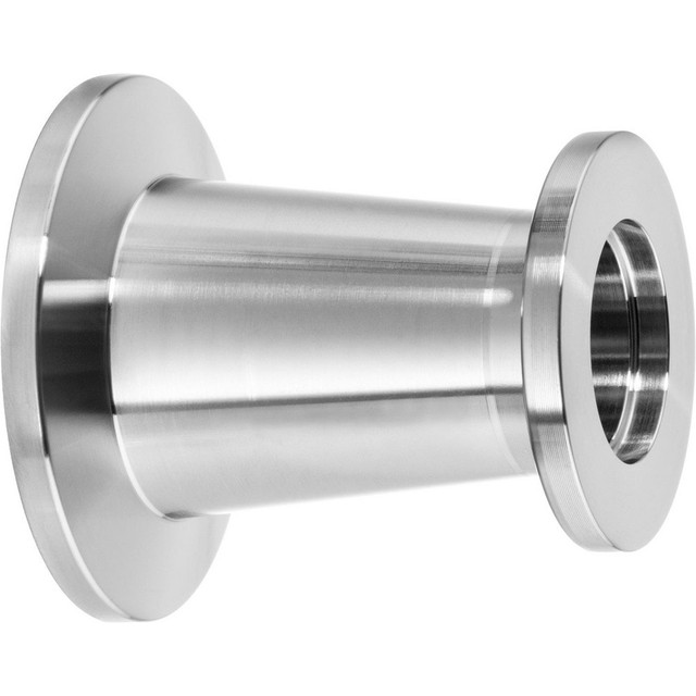 USA Industrials ZUSA-TF-VAC-28 Metal Vacuum Tube Fittings; Material: Stainless Steel ; Fitting Type: Conical Reducer ; Tube Outside Diameter: 1.500 ; Fitting Shape: Straight ; Connection Type: Quick-Clamp ; Maximum Vacuum: 0.0000001 torr at 72 Degree