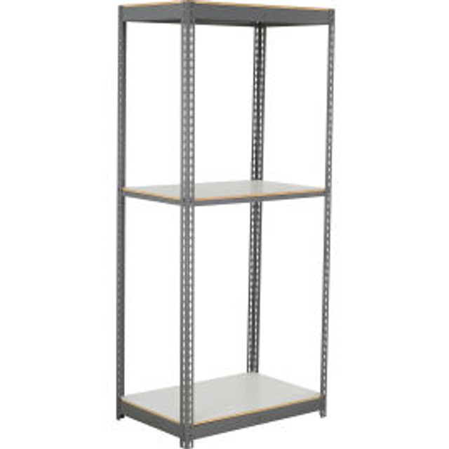 Global Industrial 3 Shelf Standard Duty Boltless Shelving Starter 36""Wx12""Dx84""H Laminate Deck p/n B3165788