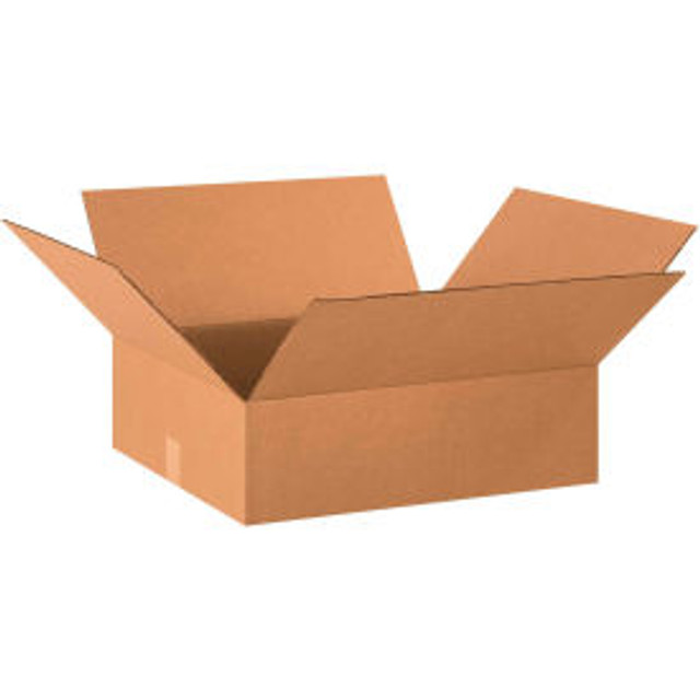 Global Industrial™ Flat Cardboard Corrugated Boxes 20""L x 18""W x 6""H Kraft p/n B39739