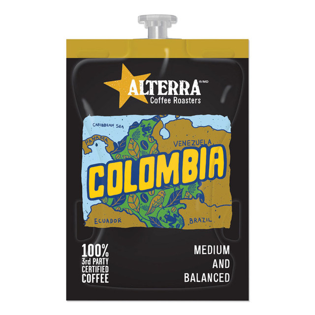 MARS, INC. ALTERRA® MDRA180 Coffee Freshpack Pods, Colombia, Medium Roast, 0.28 oz, 100/Carton