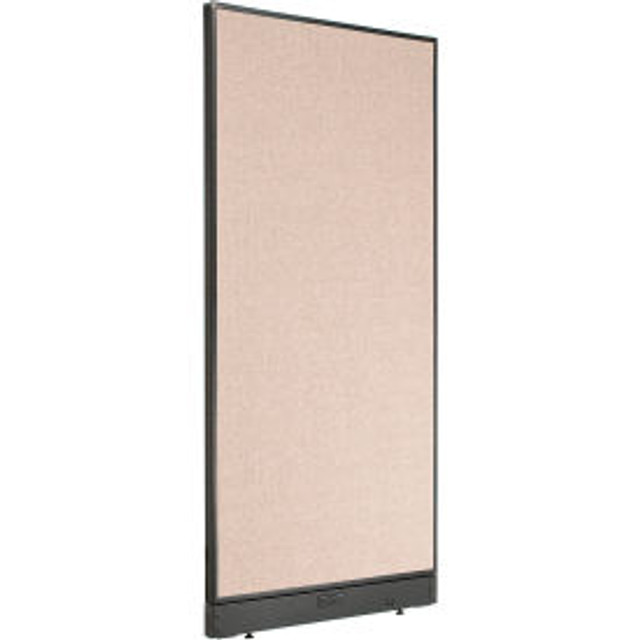 Global Industrial Interion® Electric Office Partition Panel 36-1/4""W x 100""H Tan p/n 695788ETN
