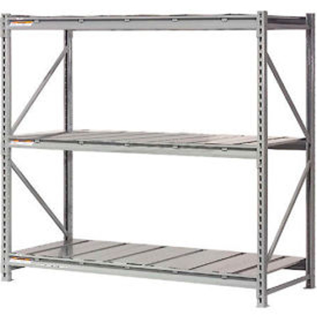 Global Industrial™ 3 Level Extra HD Bulk Storage Rack Steel Deck Starter 72""W x 24""D x 72""H p/n 504347