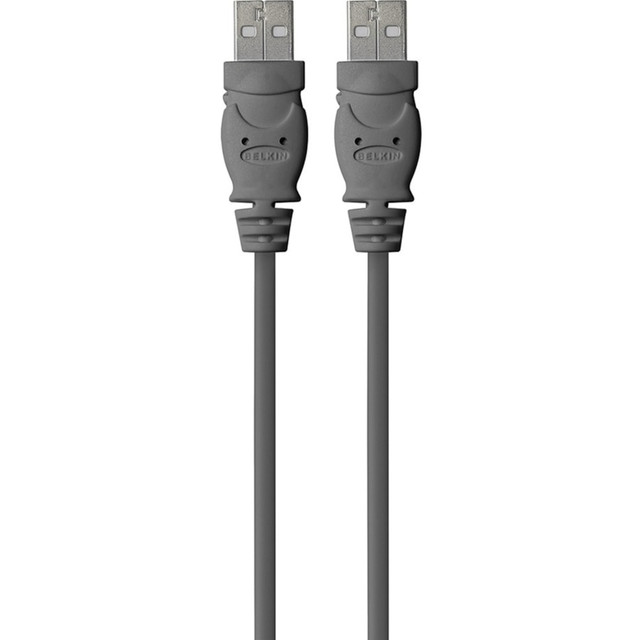 BELKIN, INC. F3U131-10 Belkin - USB cable - USB (M) to USB (M) - USB 2.0 - 10 ft BELKIN, INC. F3U131-10 Belkin - USB cable - USB (M) to USB (M) - USB 2.0 - 10 ft