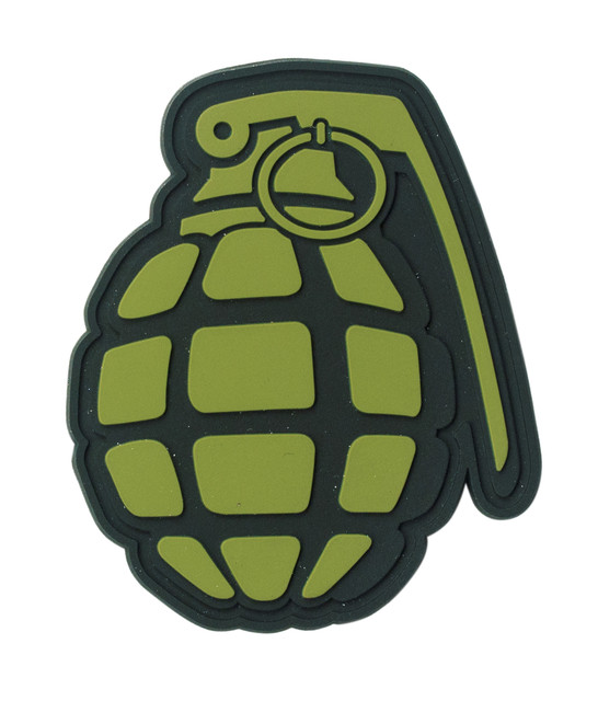 Voodoo Tactical 07-0987004000 Rubber Patch - Grenade