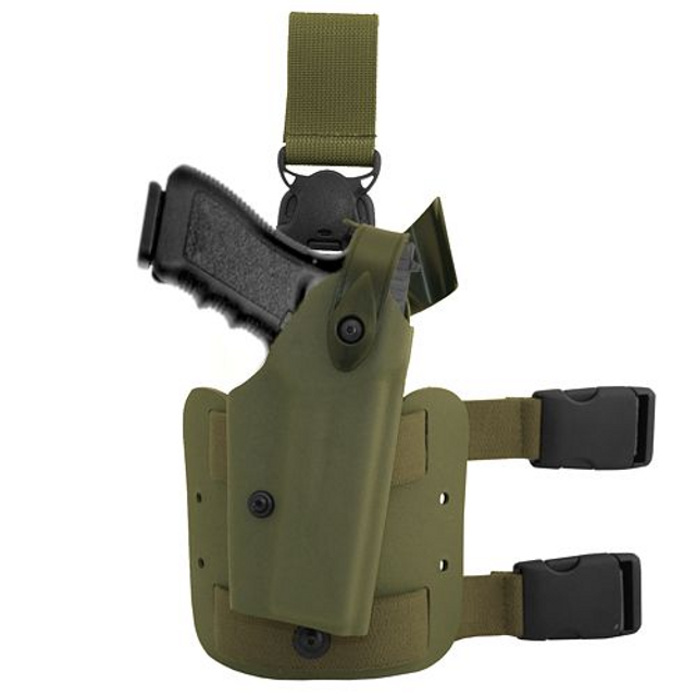 Safariland 1121703 Model 6005 SLS Tactical Holster with Quick-Release Leg Strap for Glock 35 Gens 1-4 w/ ITI Light