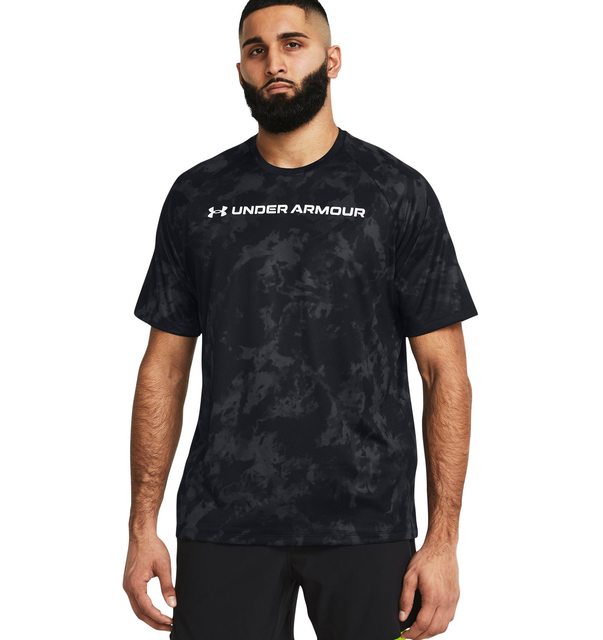 Under Armour 1361698001SM Men's UA Tech ABC Camo Short Sleeve