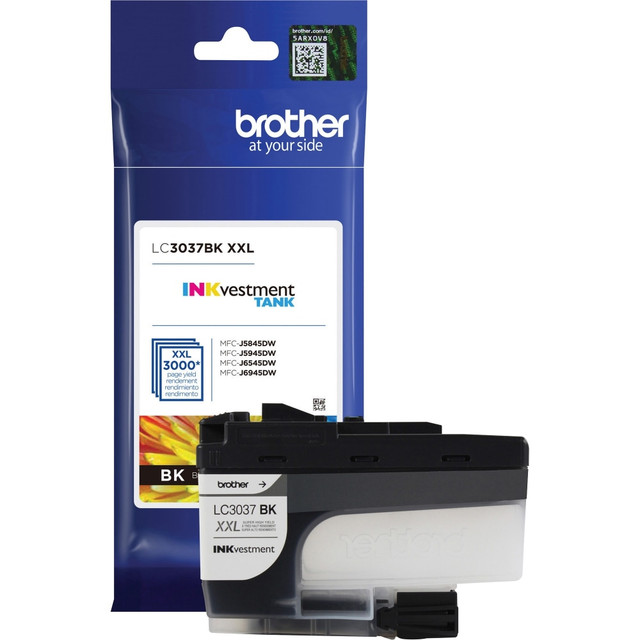 BROTHER INTL CORP LC3037BK Brother LC3037 Black High-Yield Ink Cartridge, LC3037BK