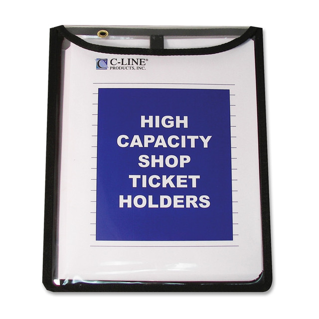 CLINE PRODUCTS INC C-Line 39912  Heavyweight Vinyl Shop Ticket Holders, 9in x 12in, Pack Of 15