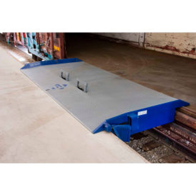 Bluff Manufacturing Bluff® Steel Rail Dock Board 40R10860L 116"" x 60"" 40000 Lb. Capacity p/n 40R10860