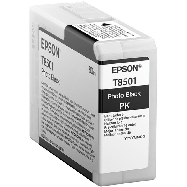 EPSON AMERICA INC. T850100 Epson UltraChrome HD T850 Original Inkjet Ink Cartridge - Photo Black Pack - Inkjet EPSON AMERICA INC. T850100 Epson UltraChrome HD T850 Original Inkjet Ink Cartridge - Photo Black Pack - Inkjet