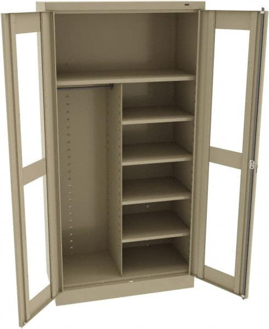 Tennsco CVD1472-SD Combination Storage Cabinet: 36" Wide, 18" Deep, 72" High