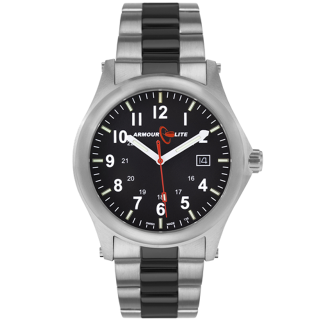 ArmourLite AL101-BLK ArmourLite Trekker Swiss Tritium Illuminated Watch