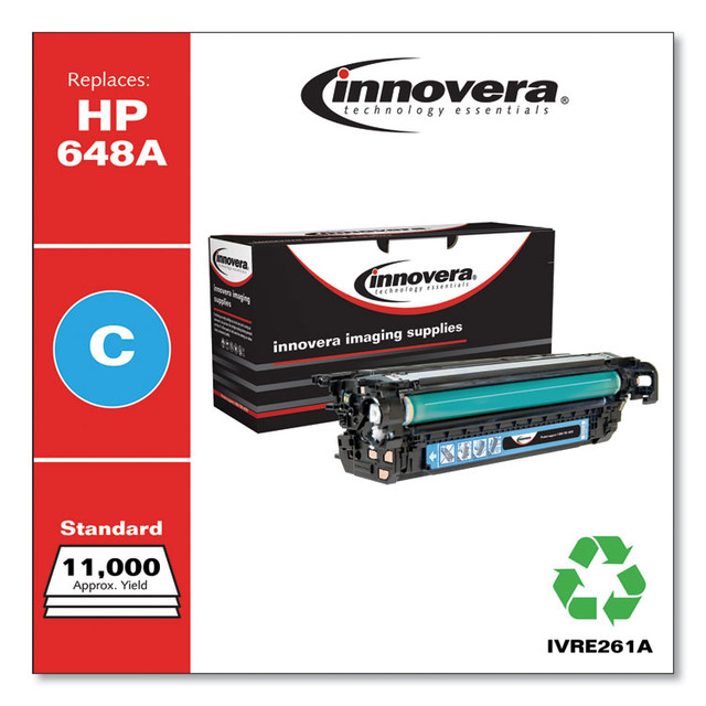 INNOVERA E261A Remanufactured Cyan Toner, Replacement for 648A (CE261A), 11,000 Page-Yield