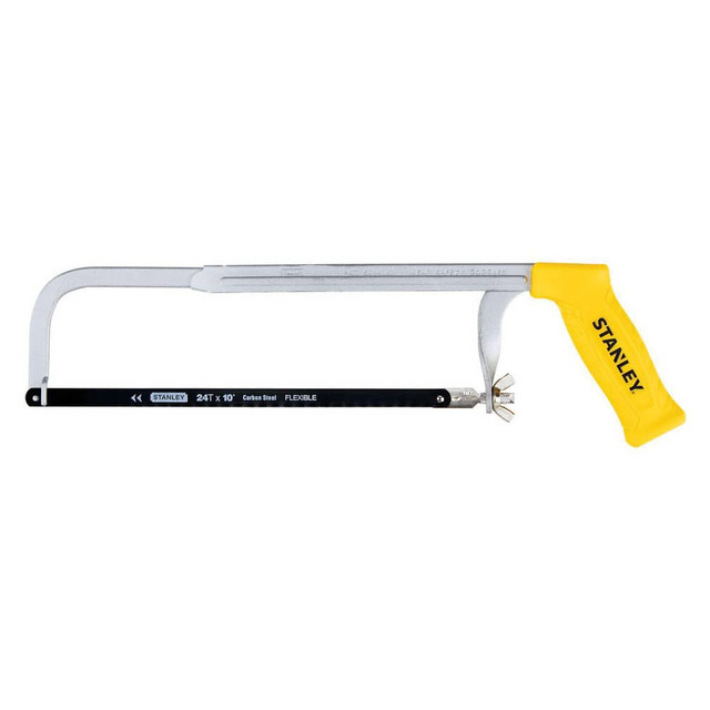 Stanley STHT14039 Hacksaws; Applicable Material: Wood ; Blade Length: 10 ; Teeth Per Inch: 24 ; Insulated: No ; Overall Length: 12.00 ; Tether Style: Not Tether Capable