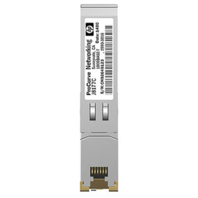 HP INC. HPE JD089B  Gigabit Ethernet SFP (mini-GBIC) Transceiver - 1 x RJ-45 1000Base-T Network