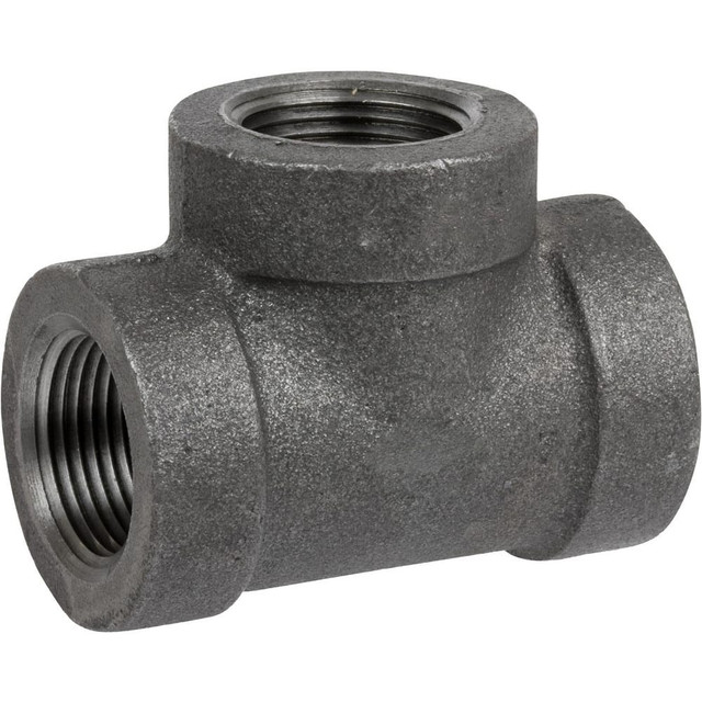 USA Industrials ZUSA-PF-20524 Black Pipe Fittings; Fitting Type: Tee ; Fitting Size: 1-1/4" ; End Connections: NPT ; Material: Iron ; Classification: 300 ; Fitting Shape: Tee