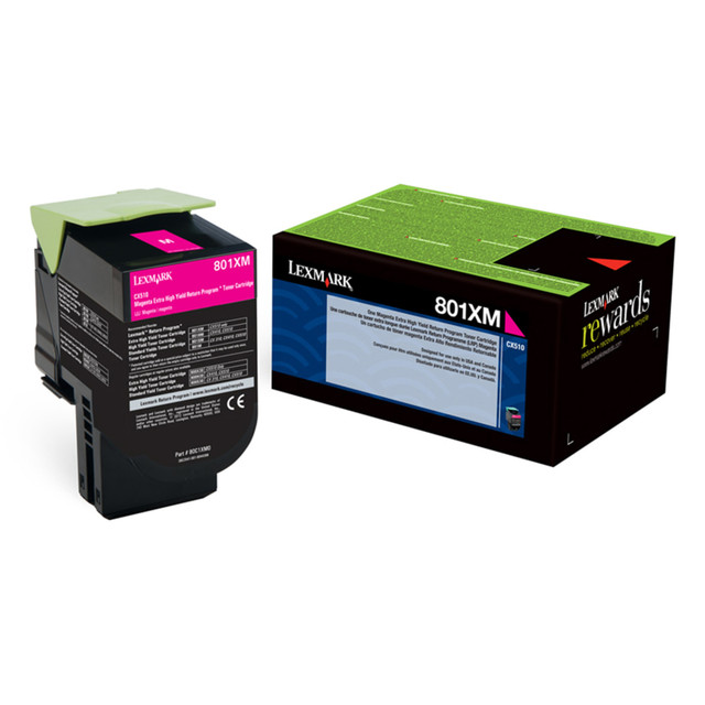 LEXMARK INTERNATIONAL, INC. 80C1XM0 Lexmark 80C1XM0 Magenta High Yield Toner Cartridge