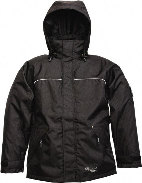 Viking 3910JB-S Rain Jacket: Size Small, Black, Polyester