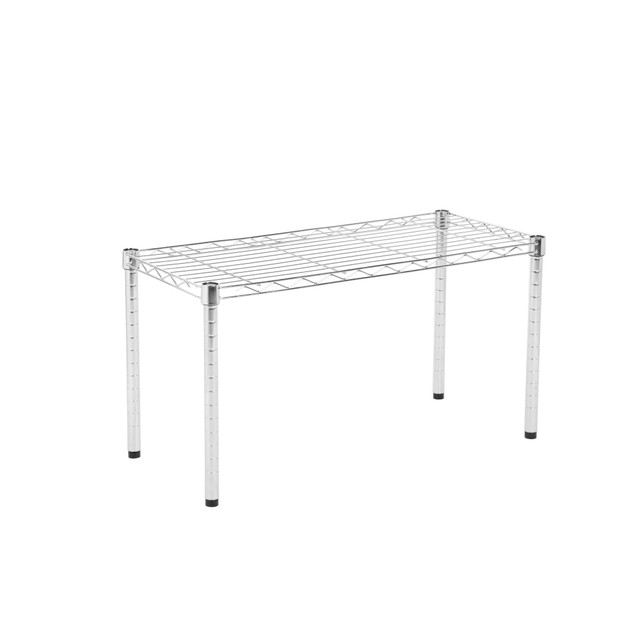 HONEY-CAN-DO INTERNATIONAL, LLC SHF-01505 Honey-Can-Do Urban Wire 30inD Shelving Table, Chrome