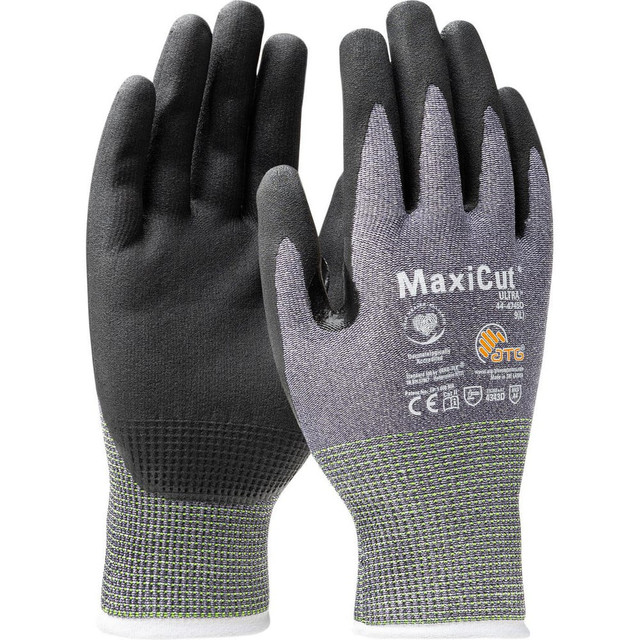 ATG 44-4745D/XS Cut & Puncture Resistant Gloves; Glove Type: Cut-Resistant ; Coating Coverage: Palm & Fingers ; Coating Material: Micro-Foam Nitrile ; Primary Material: Engineered Yarn ; Gender: Unisex ; Men's Size: X-Small