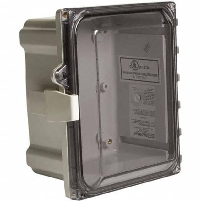 Wiegmann HWPCC121006CHQR Standard Electrical Enclosure: Polycarbonate, NEMA 4X