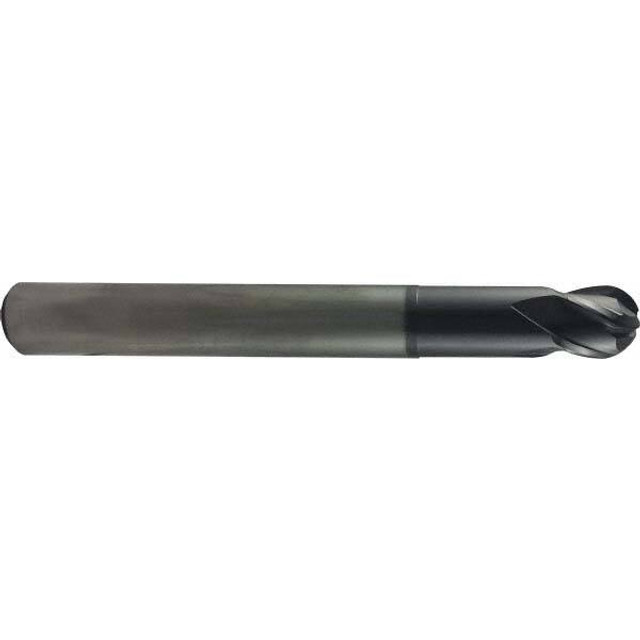 Regal Cutting Tools 090067RM Ball End Mill: 0.25" Dia, 0.25" LOC, 4 Flute, Solid Carbide