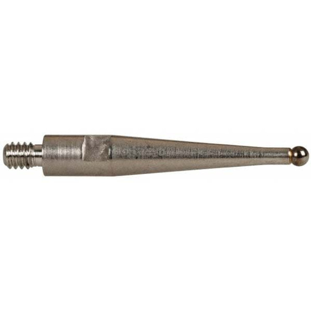 TESA Brown & Sharpe 18.60202 Test Indicator Ball Contact Point: 2 mm Ball Dia, 12.7 mm Contact Point Length, Carbide