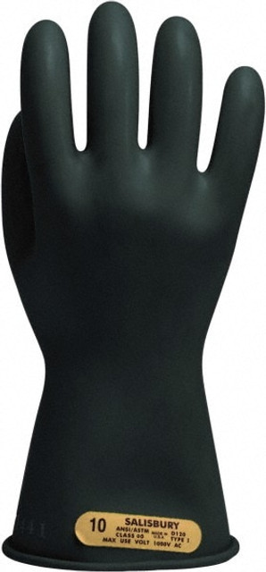 Salisbury by Honeywell E0011B/10 Class 00, Size XL (10), 11" Long, Rubber Lineman's Glove