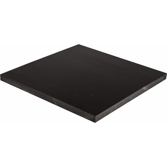 Value Collection PLFLR2223914 Plastic Sheets; Material: POM ; Thickness (Inch): 2-1/2in ; Color: Black ; Hardness: 120 HRR ; Tensile Strength (psi): 9700 ; Width (Feet): 2ft