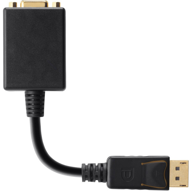 BELKIN, INC. F2CD032B Belkin DisplayPort to VGA Adapter, HD-15, DP M to VGA F - display adapter - 6in DisplayPort/VGA Video Cable for Video Device, Monitor, Projector, TV, HDTV - First End: 1 x DisplayPort Digital Audio/Video - Male - Second End: 1 x BELKIN, INC. F2CD032B Belkin DisplayPort to VGA Adapter, HD-15, DP M to VGA F - display adapter - 6in DisplayPort/VGA Video Cable for Video Device, Monitor, Projector, TV, HDTV - First End: 1 x DisplayPort Digital Audio/Video - Male - Second End: 1 x