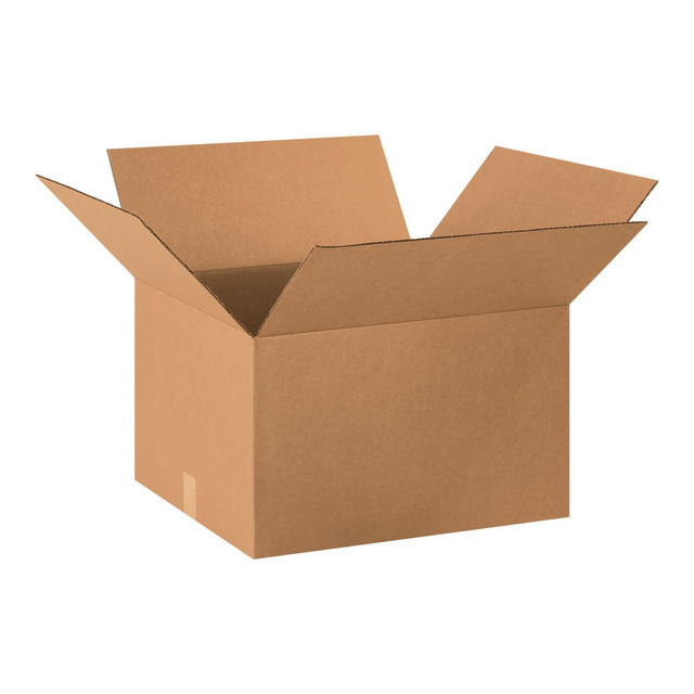 B O X MANAGEMENT, INC. Partners Brand 201812  Corrugated Boxes, 20in x 18in x 12in, Kraft, Pack Of 10