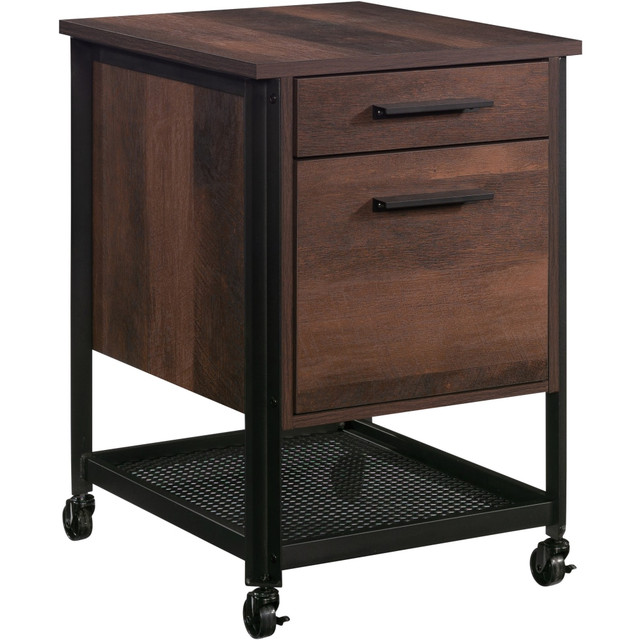 SAUDER WOODWORKING CO. 430078 Sauder Briarbrook 21inD Vertical Mobile Pedestal File Cabinet, Barrel Oak SAUDER WOODWORKING CO. 430078 Sauder Briarbrook 21inD Vertical Mobile Pedestal File Cabinet, Barrel Oak