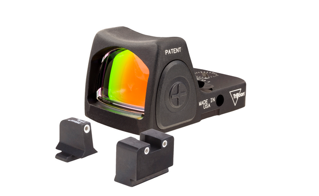 Trijicon RM07-C-700795 Dual Defense Kit RMR Type 2 with Bright & Tough Night Sight Suppressor Set for Sig Sauer