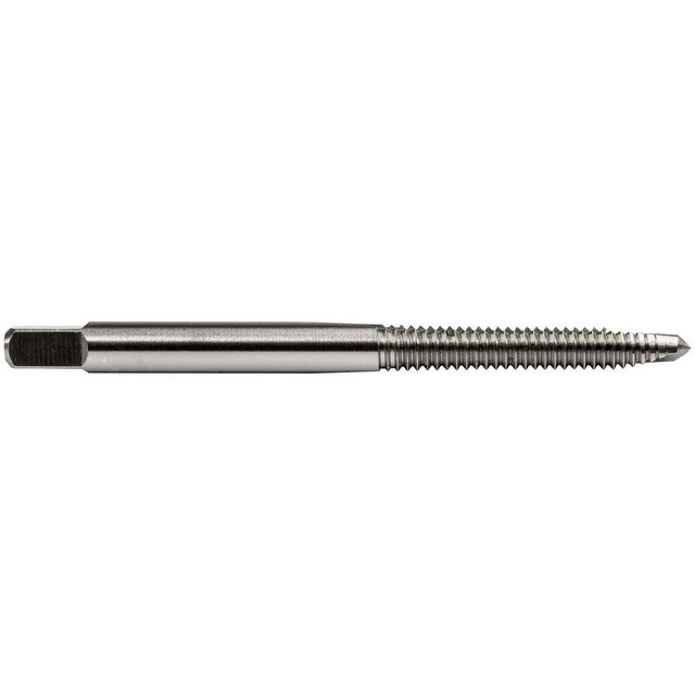 Union Butterfield 6006714 Spiral Point Tap: #10-32 UNF, 2 Flutes, Semi Bottoming Chamfer, 3B Class of Fit, High-Speed Steel, Bright/Uncoated