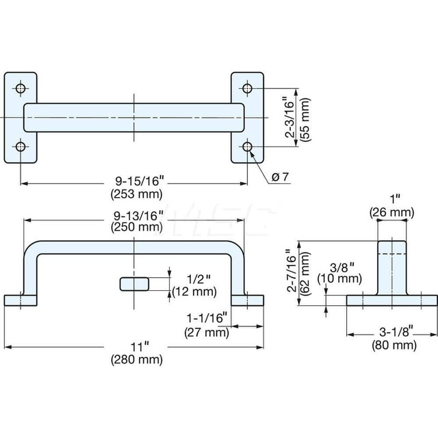 Sugatsune FT-280 Drawer Pulls