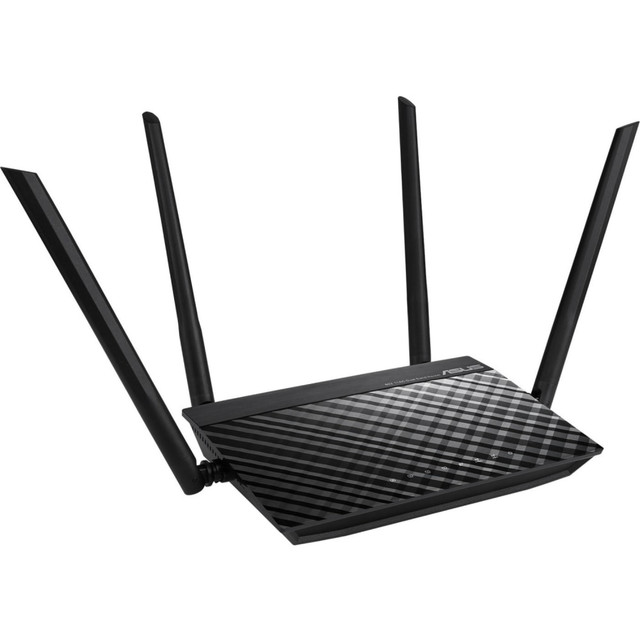 ASUS COMPUTER INTERNATIONAL RT-AC1200_V2 Asus RT-AC1200 V2 Wi-Fi 5 IEEE 802.11ac Ethernet Wireless Router - 2.40 GHz ISM Band - 5 GHz UNII Band - 4 x Antenna(4 x External) - 150 MB/s Wireless Speed - 4 x Network Port - 1 x Broadband Port - Gigabit Et