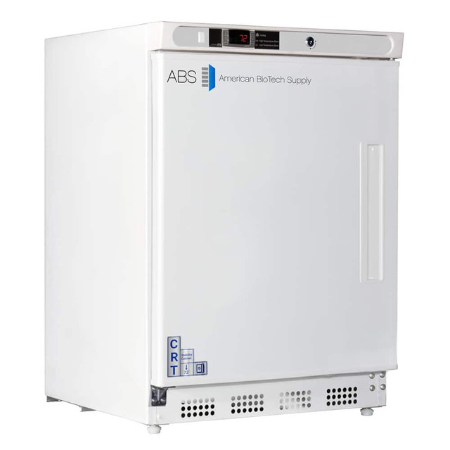 American BioTech Supply CRTABTBI0404LH Laboratory Refrigerator: 4.6 cu ft Capacity, 20 to 25 ° C, 23-3/4" OAW, 24-1/2" OAD, 33-3/8" OAH