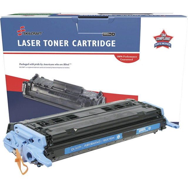 NATIONAL INDUSTRIES FOR THE BLIND NSN6962219 SKILCRAFT Remanufactured Laser Toner Cartridge - Alternative for HP 124A - Cyan - 1 Each - 20000 Pages