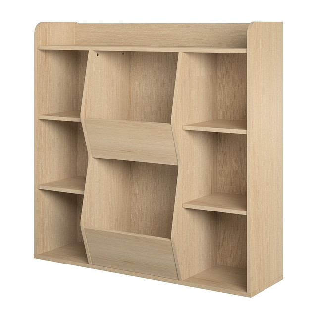 AMERIWOOD INDUSTRIES, INC. Ameriwood Home DE68617  Nathan Kids 41inH 8-Cube Large Toy Storage Bookcase, Natural