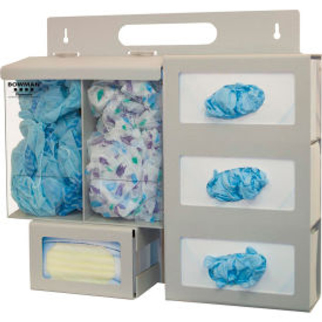 BOWMAN DISPENSERS LLC Bowman® Protective Wear Organizer - Surgical 22.15""W x 19.68""H x 4.88""D Clear p/n LP-004