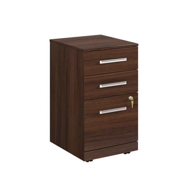 SAUDER WOODWORKING CO. Sauder 427876  Affirm 20inD Vertical 3-Drawer Mobile File Cabinet With Lock, Noble Elm