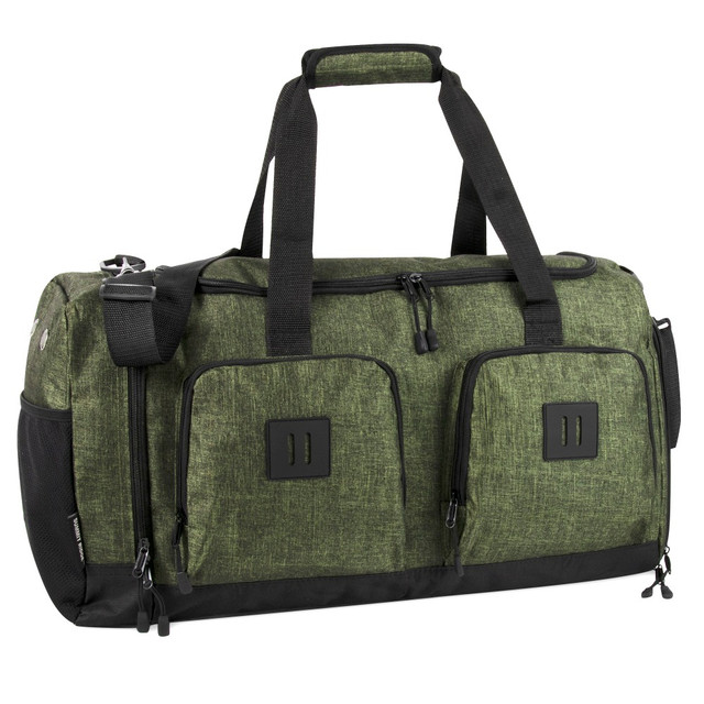 A.D. SUTTON & SONS/PACESETTER Summit Ridge 7972HUN  Polyester Duffel, 12inH x 22inW x 9inD, Green