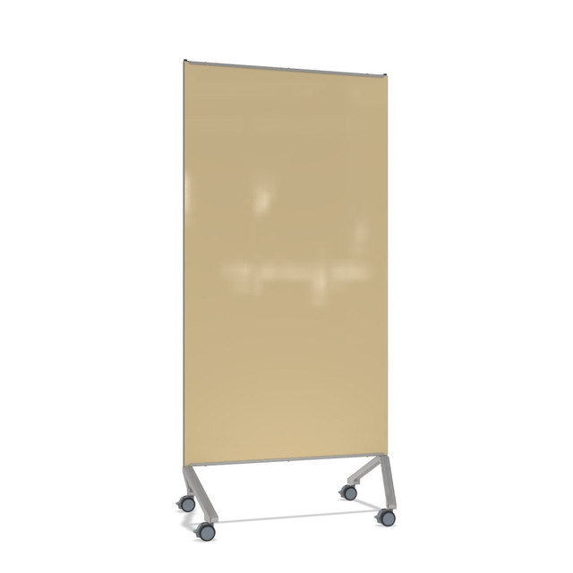 GHENT MANUFACTURING INC. PNT1UN7736SILBG Ghent Pointe Non-Magnetic Dry-Erase Glassboard, 76-1/2in x 36-3/16in, Beige, Silver Metal Frame GHENT MANUFACTURING INC. PNT1UN7736SILBG Ghent Pointe Non-Magnetic Dry-Erase Glassboard, 76-1/2in x 36-3/16in, Beige, Silver Metal Frame