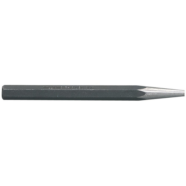 Williams P-14 Punches; Punch Type: Solid ; Material: Steel ; Punch Size (Fractional Inch): 1/8 ; Punch Size (mm): 3.1 ; Overall Length (mm): 127 ; Overall Length (Inch): 5