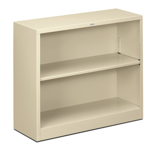 HNI CORPORATION S30ABC-L HON Brigade Steel Bookcase, 2 Shelves, Putty HNI CORPORATION S30ABC-L HON Brigade Steel Bookcase, 2 Shelves, Putty