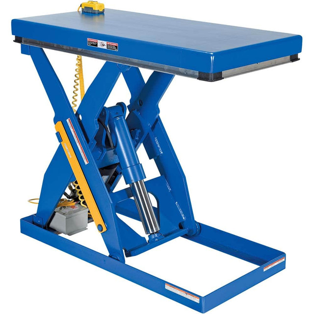 Vestil EHLT-2448-3-43- Mobile Battery Lift Table: 3,000 lb Capacity, 7 to 43" Lift Height, 24-3/8" Platform Width, 48-3/8" Platform Length