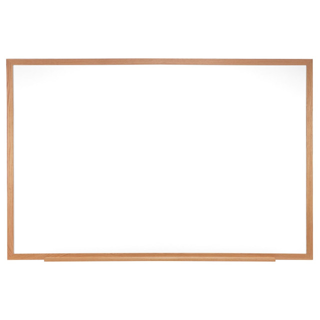 GHENT MANUFACTURING INC. M2W-48-4 Ghent M2W Non-Magnetic Dry-Erase Whiteboard, Porcelain, 48 1/2in x 96 1/2in, Oak Wood Frame, Natural Finish GHENT MANUFACTURING INC. M2W-48-4 Ghent M2W Non-Magnetic Dry-Erase Whiteboard, Porcelain, 48 1/2in x 96 1/2in, Oak Wood Frame, Natural Finish