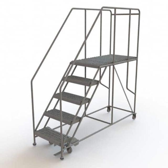 TRI-ARC WLWP152448SL Steel Rolling Ladder: 5 Step