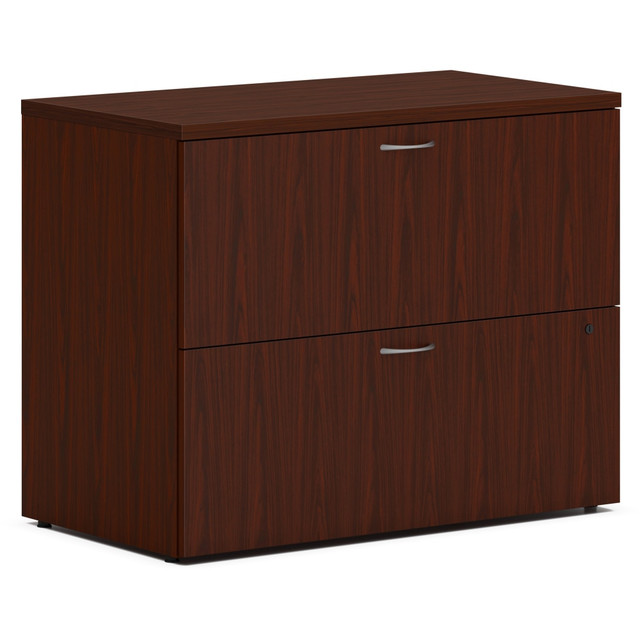 HNI CORPORATION HONLLF3620L2LT1 HON MOD Desk 36inW x 20inD Lateral 2-Drawer File Cabinet With Removable Top, Mahogany